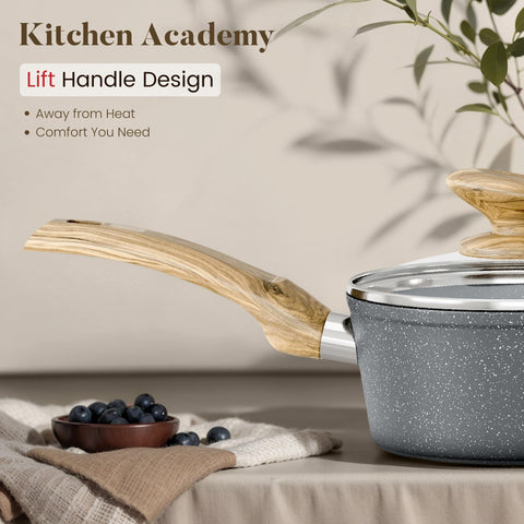Kitchen Academy 3-quart casserole with lid for versatile meals