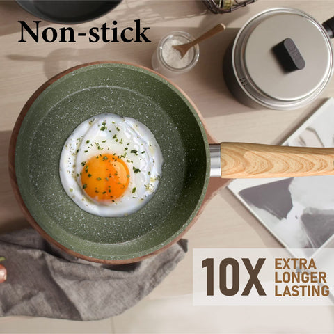 Kitchen Academy PFOS and PFOA-free cookware promotes safer cooking.