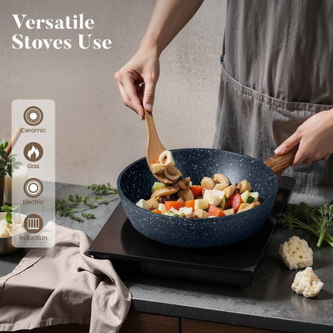Kitchen Academy 11-inch frying pan with easy glide cooking