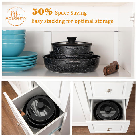 Kitchen Academy pot protectors keep cookware organized during travel