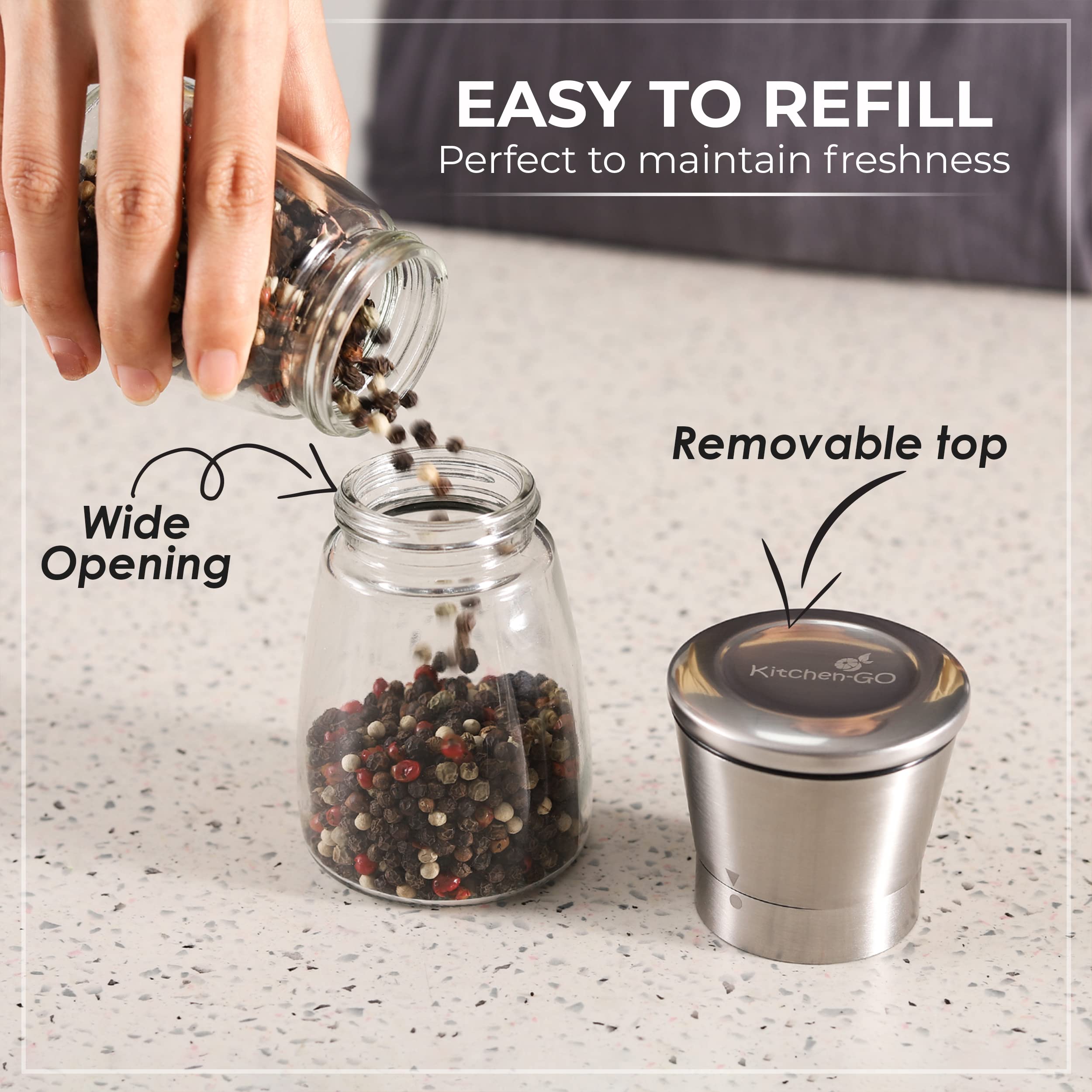 Kitchen-GO compact countertop design fits small kitchens
