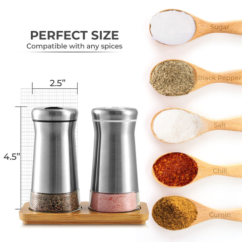 Kitchen-GO brushed stainless steel lid with glass body for durable style