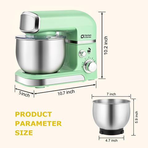 Kitchen in the box 3.2qt stainless bowl for quick, small-batch mixing.