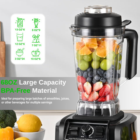 Kitchen in the Box blender easy-clean dishwasher-safe jar saves time.