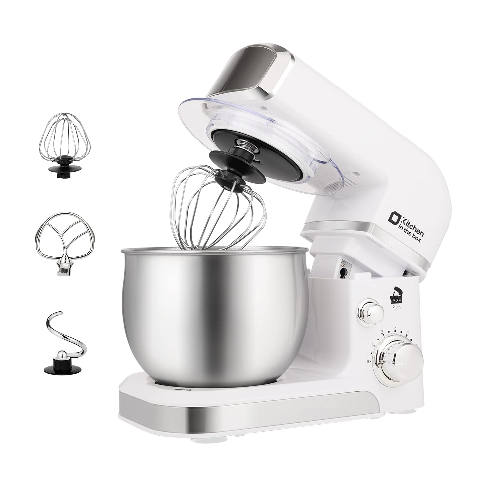 Kitchen in the box stand mixer compact design saves counter space