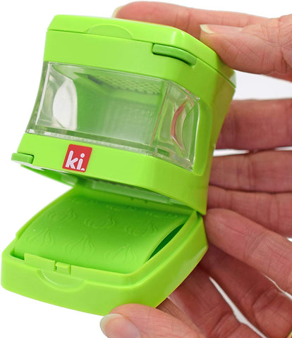Kitchen Innovations Garlic-A-Peel extra blade storage keeps a spare blade handy
