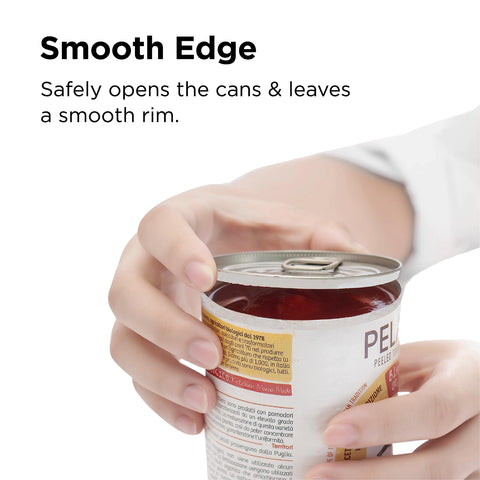 Kitchen Mama Auto 2.0 one-button operation offers effortless opening.
