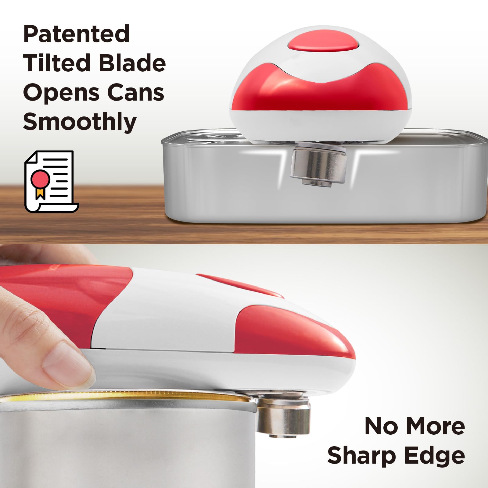 Kitchen Mama battery-powered portable design for travel or camping.