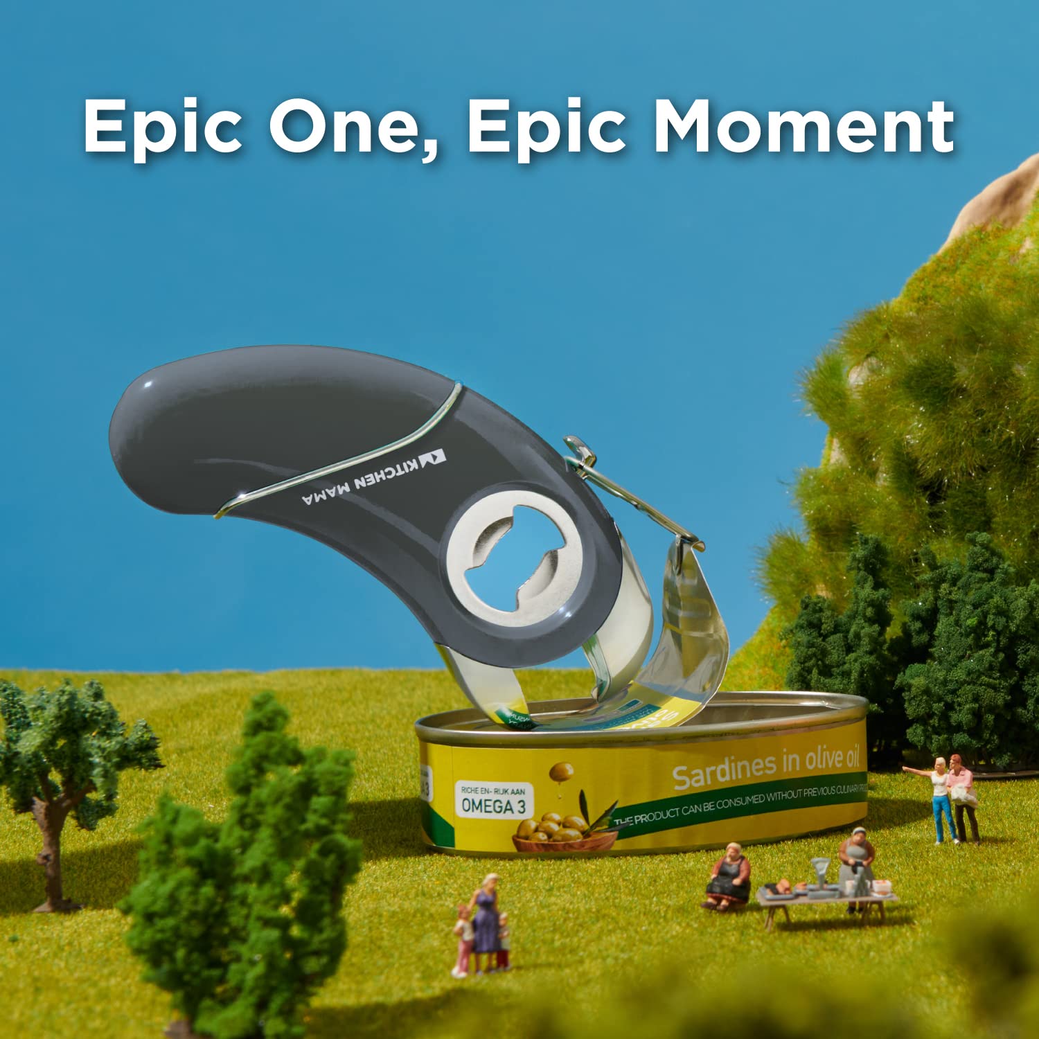 Kitchen Mama Epic One hand saver assists users with weak grip.