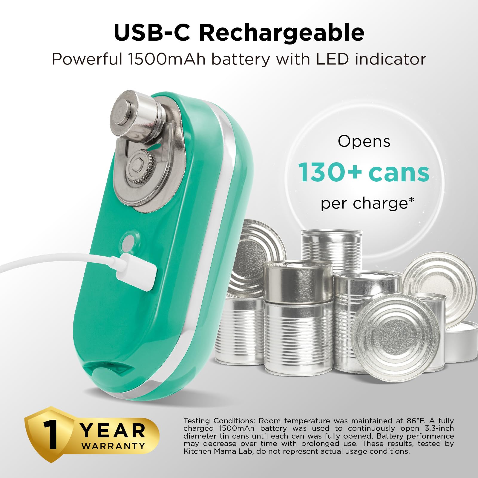 Kitchen Mama Mini Plus auto shut-off adds safe, hands-free convenience.
