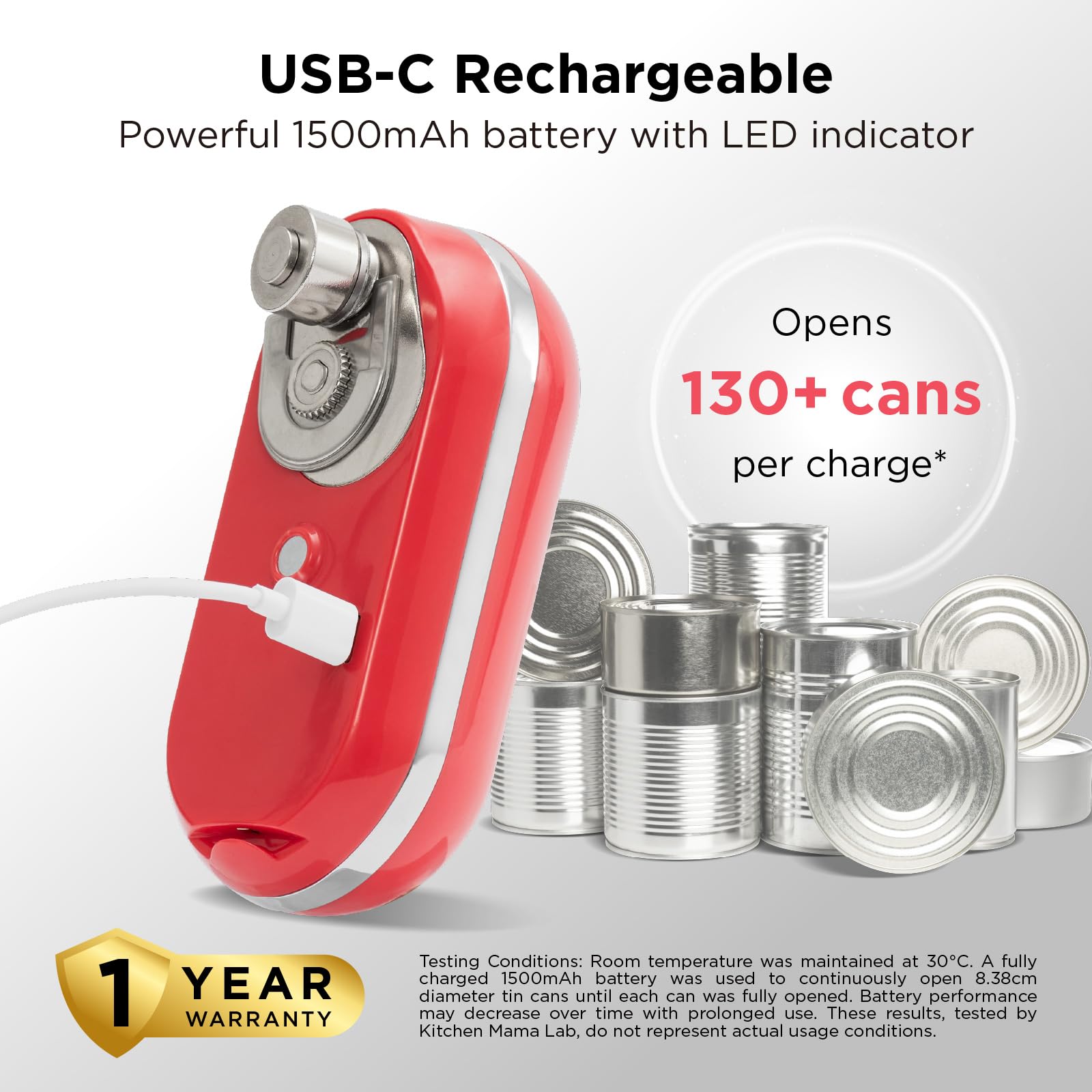 Kitchen Mama Mini Plus auto shut-off enhances safety during use.
