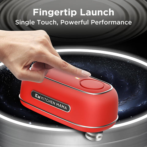 Kitchen Mama Orbit One hands-free operation for effortless can opening and reduced strain.