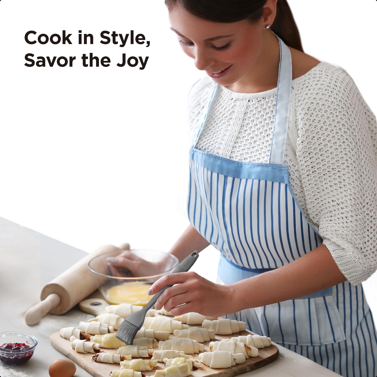 Kitchen Mama WaltzGrip ergonomic handle provides comfortable grip
