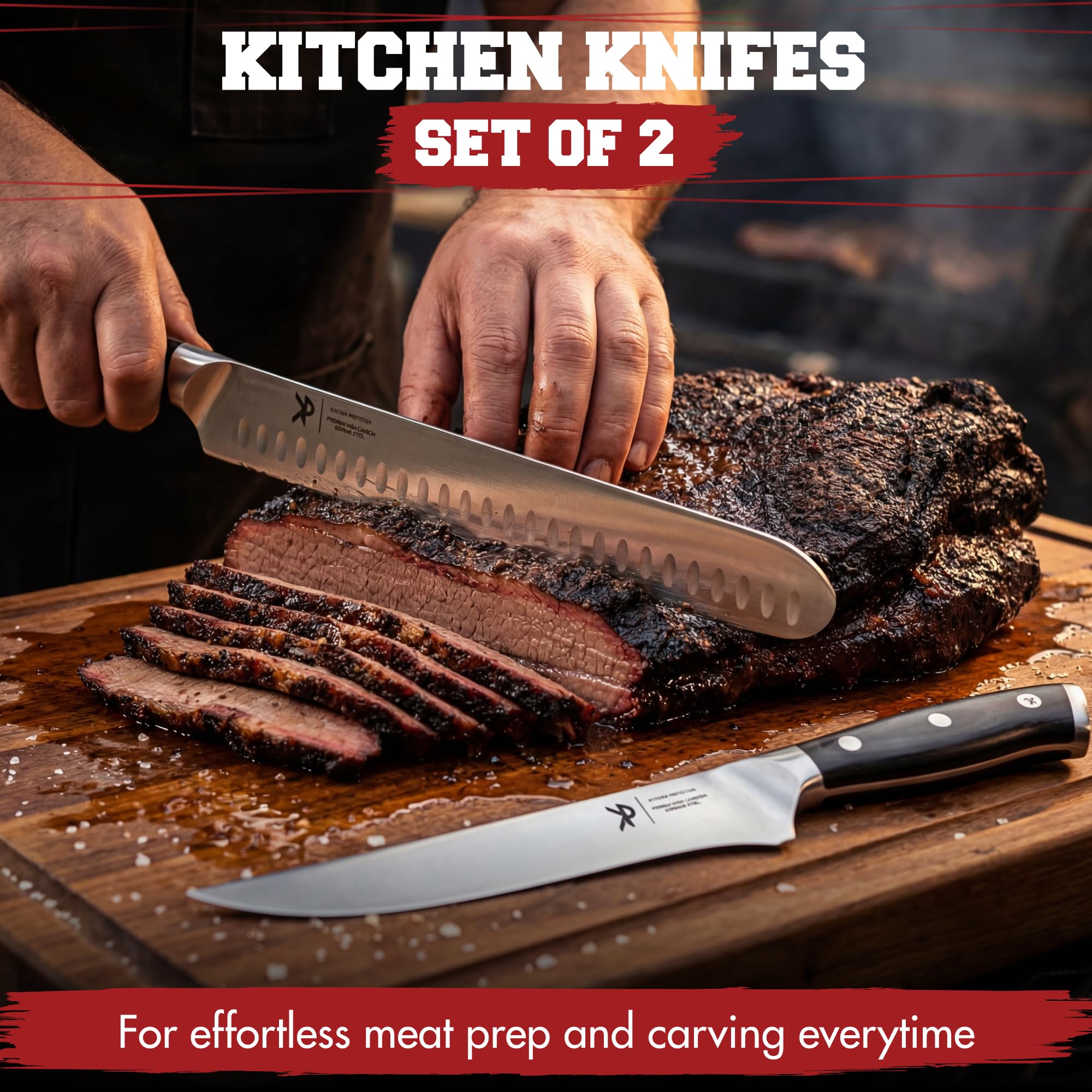 Kitchen Perfection boning knife 6-inch for precise deboning and trimming.