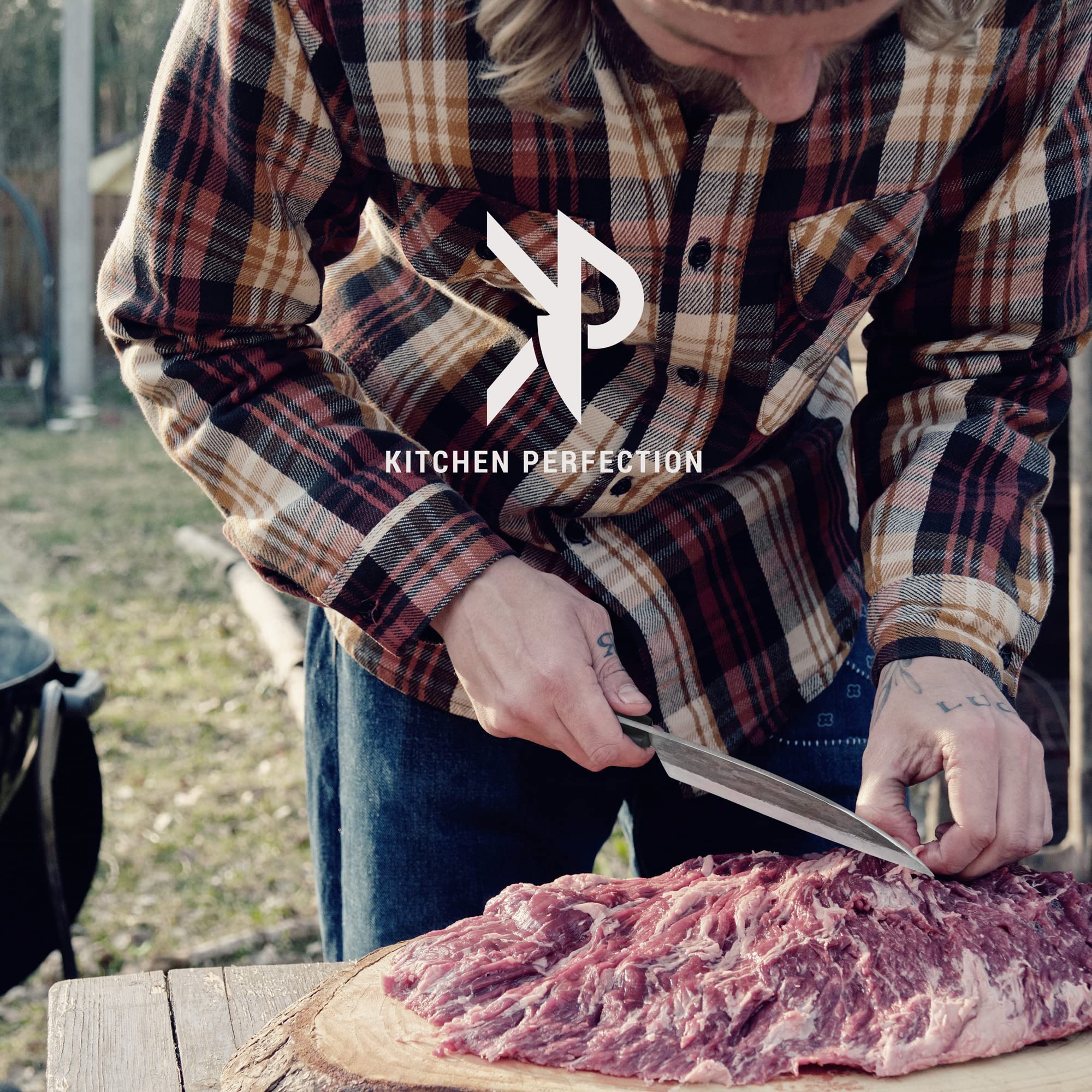 Kitchen perfection ergonomic handle and balanced feel for comfortable slicing.