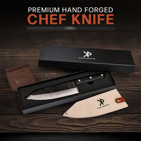 Kitchen Perfection pakkawood handle grip delivers comfortable control