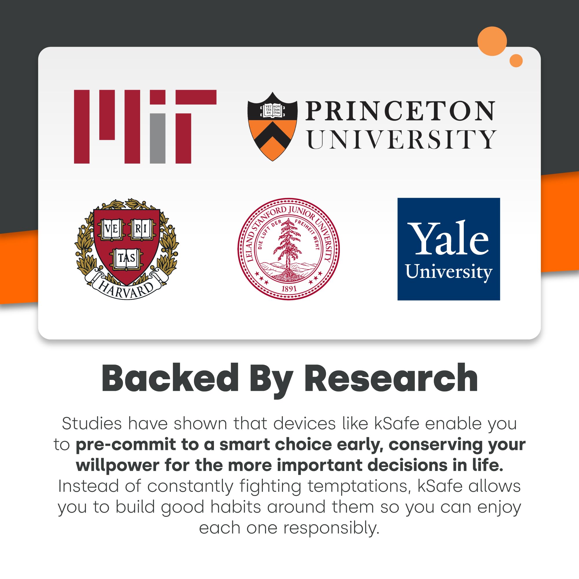 Kitchen Safe K-Safe access port enables easy timer setup