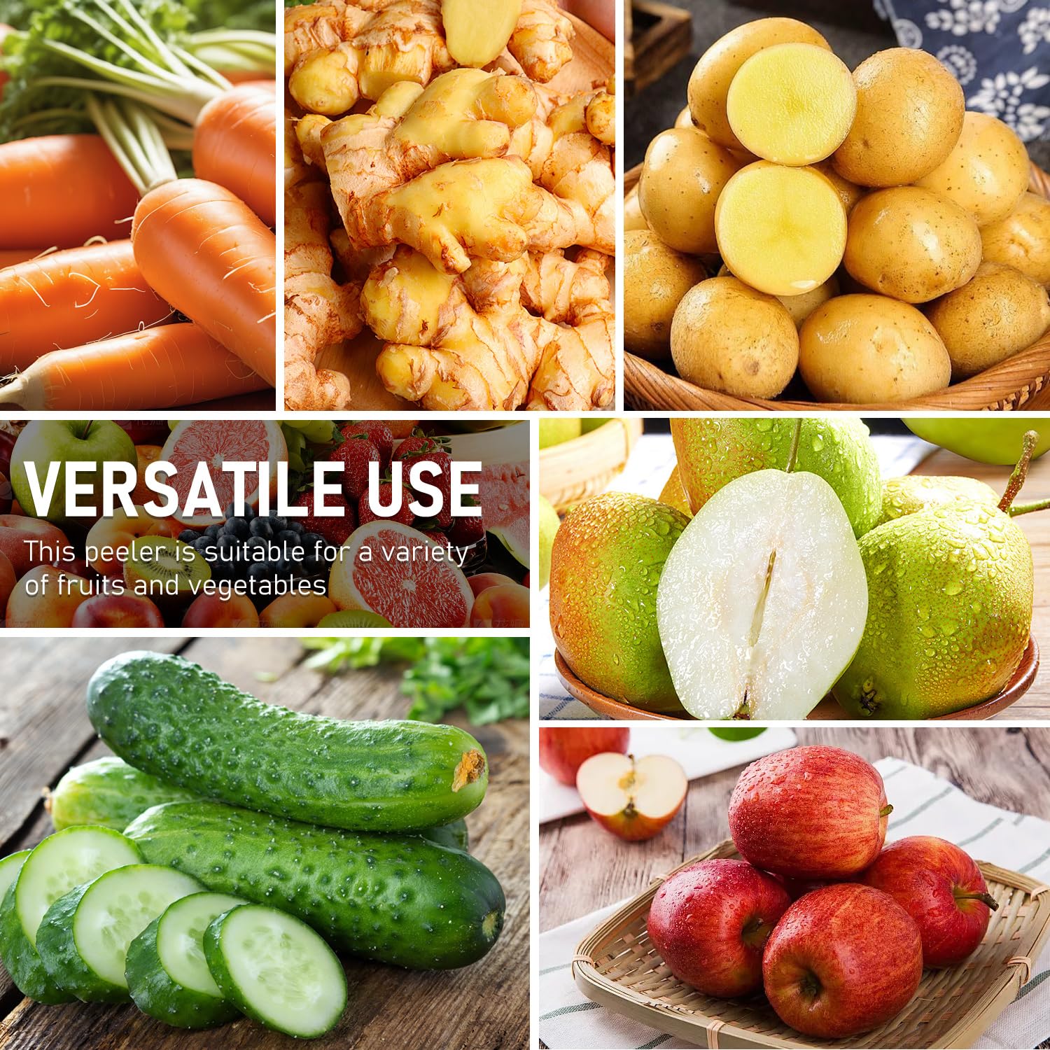 Kitchen Special easy-clean peeler rinses quickly after use
