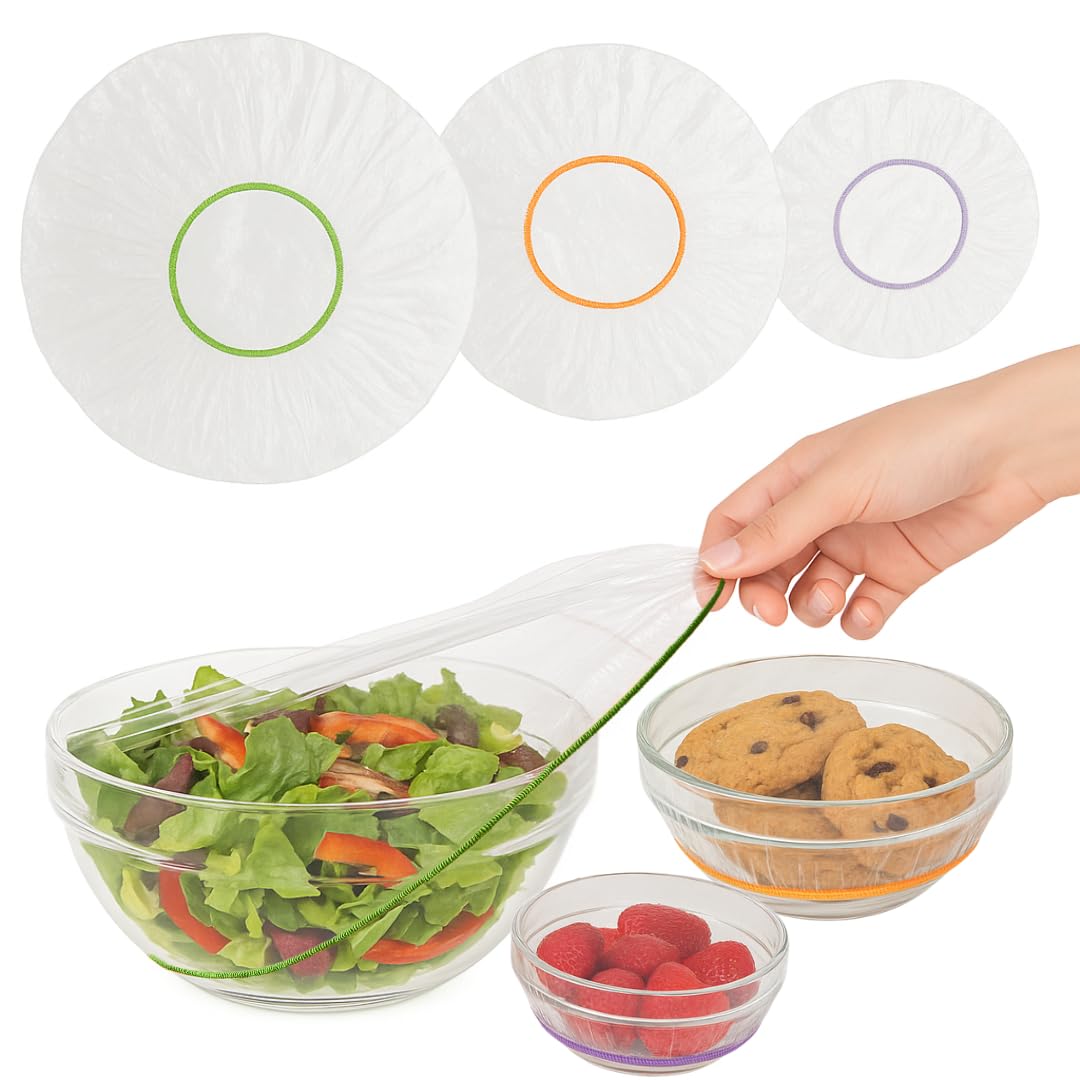Kitchen Strong bowl covers 50-pack shown for versatile kitchen storage and prep