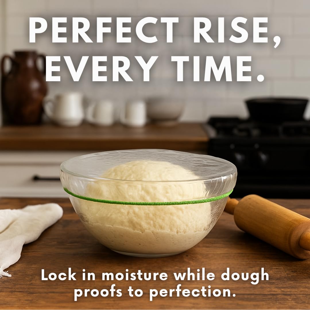 Kitchen Strong dough cover for baking maintains dough consistency during proofing