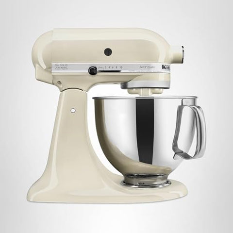 KitchenAid Artisan 5 Quart Tilt-Head Mixer dishwasher-safe bowl for easy cleanup