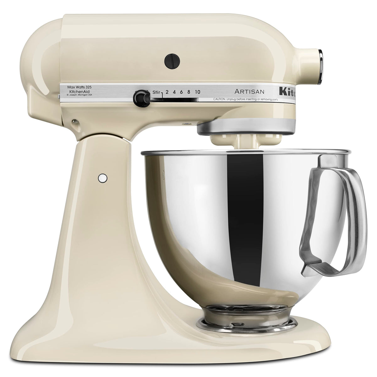 KitchenAid Artisan 5 Quart Tilt-Head Mixer pouring shield for mess-free batter pouring