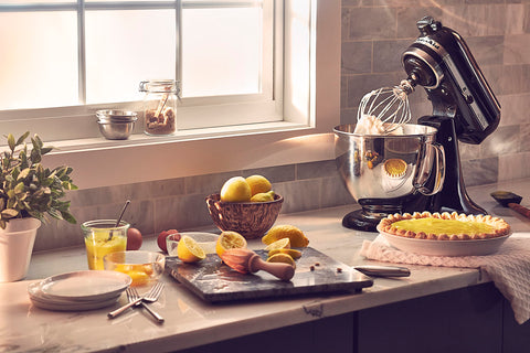 Hub-powered attachments for KitchenAid Artisan mixer expanding recipe options