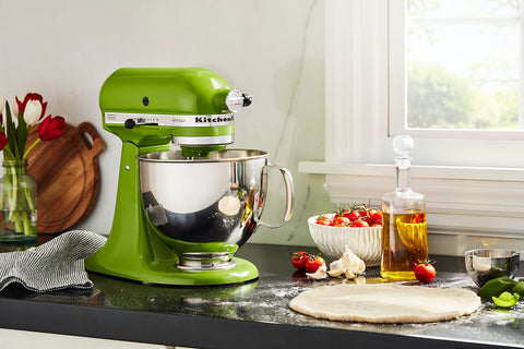 KitchenAid Artisan Matcha hub attachments show versatile kitchen tools