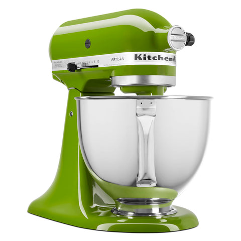 KitchenAid Artisan Matcha tilt-head open reveals easy bowl access