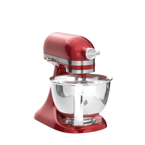 KitchenAid Artisan Mini 3.5-quart bowl interior view highlighting dishwasher-safe stainless steel bowl
