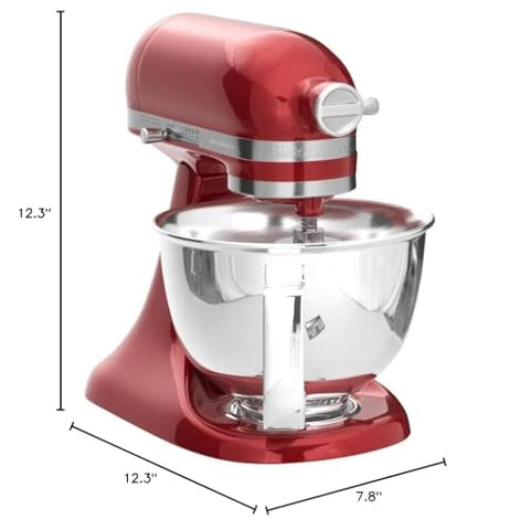 KitchenAid Artisan Mini compact body on a kitchen counter saves space