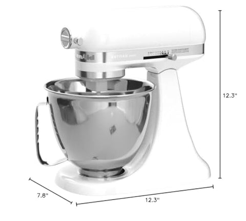 KitchenAid Artisan Mini dough kneading action in compact form.