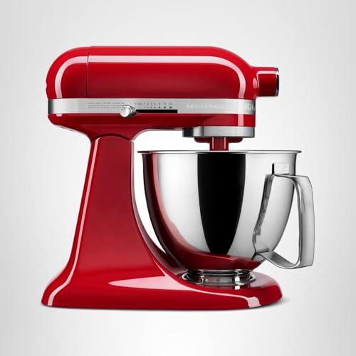 KitchenAid Artisan Mini on countertop demonstrates reliable performance in small kitchens