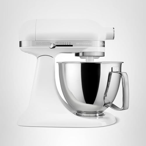 KitchenAid Artisan Mini pasta grinder attachment ready for fresh pasta.
