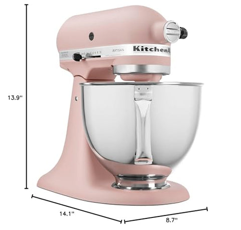 Hub-powered attachments enable pasta makers and grinders with KitchenAid mixer.