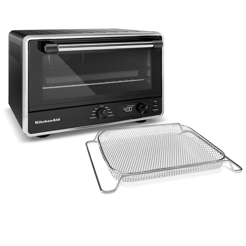 KitchenAid KCO124BM offers nine cooking settings for versatile use.