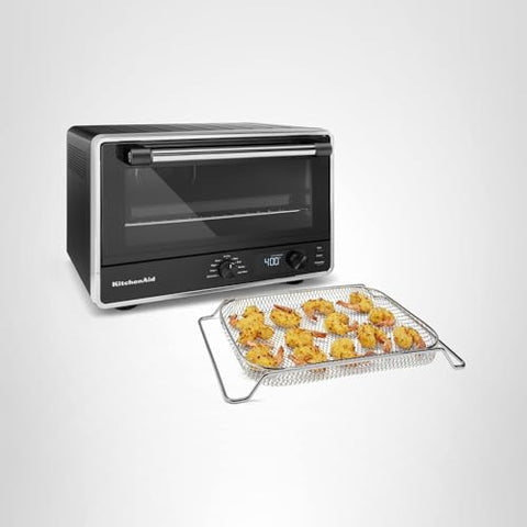 KitchenAid KCO124BM convection technology ensures even heat distribution.
