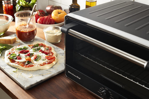 KitchenAid KCO124BM black matte design suits modern kitchens.