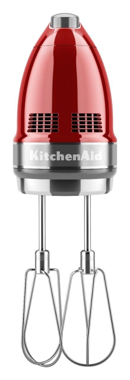 KitchenAid KHM926 with turbo beaters for dense ingredients in seconds.