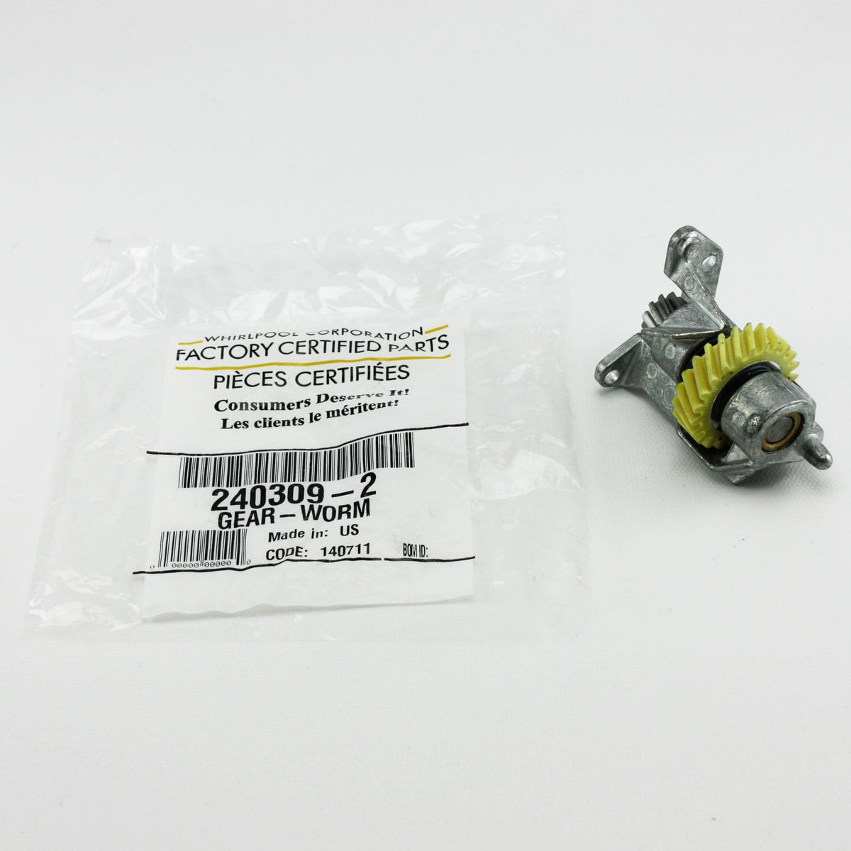 KitchenAid replacement gear 4162101 inside mixer for smooth gear engagement.