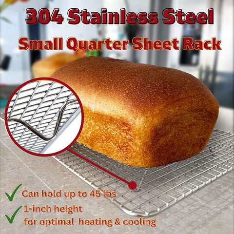 Kitchenatics 45-lb capacity wire rack suitable for heavy cooling tasks.