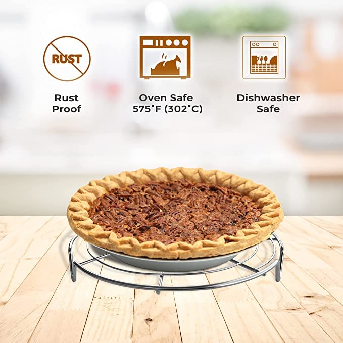 KITCHENATICS 304 stainless steel rack resists rust and wear