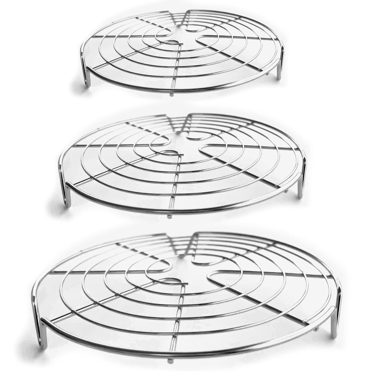 KITCHENATICS round cooling rack 7.5-inch for even cooling of baked goods