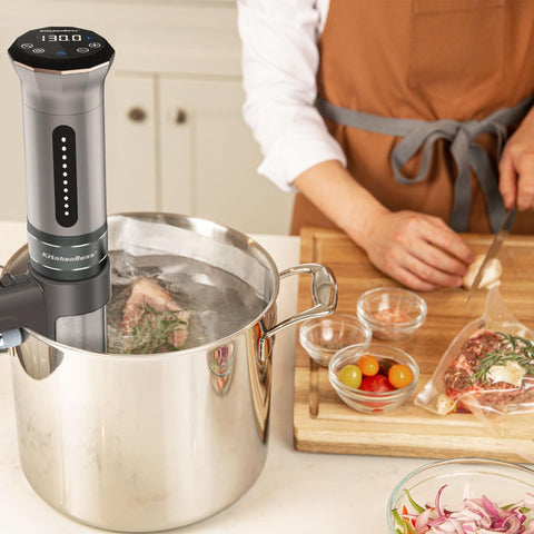 KitchenBoss sous vide cooker present box makes a ready gift