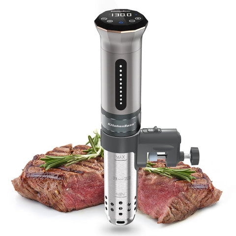 KitchenBoss sous vide cooker ultra quiet design for calm kitchen operation