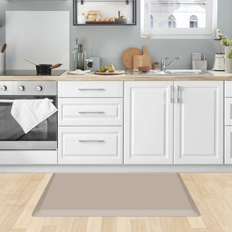 KitchenClouds Cushioned mat offers durable, fatigue-reducing comfort on various floors.