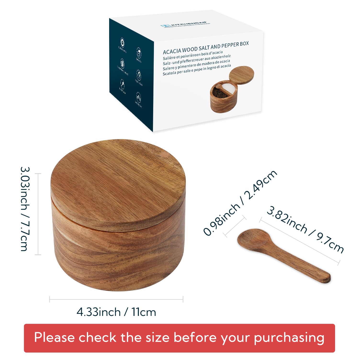 Compact design fits neatly on counters or tables.