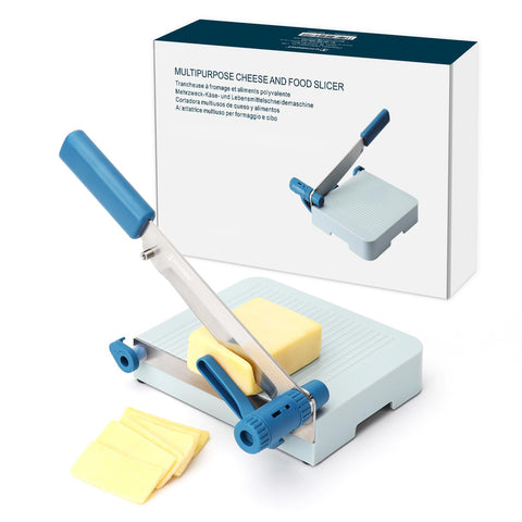 KITCHENDAO cheese slicer with dial for precise cheese thickness