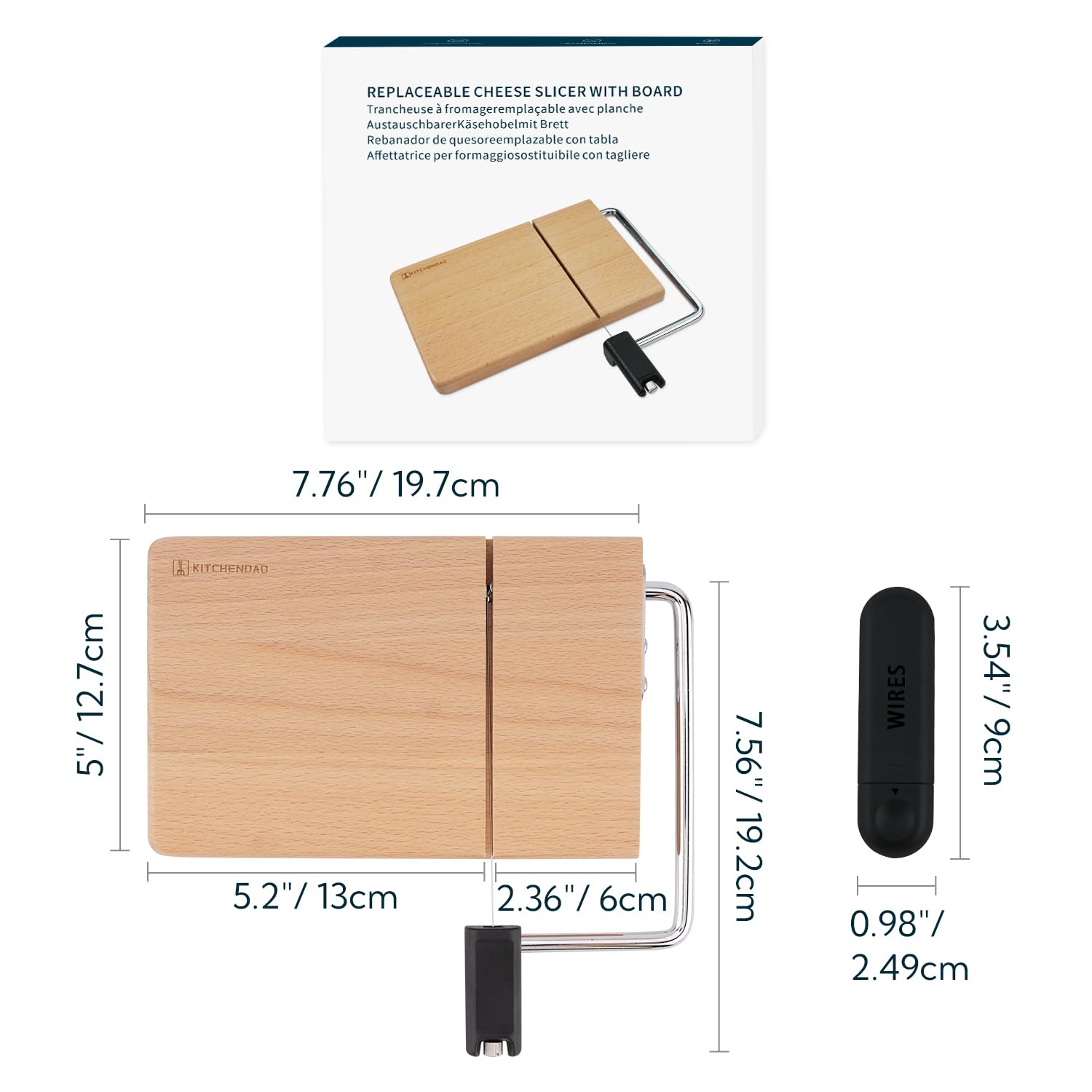 KITCHENDAO reliable customer service supports your cheese slicing needs