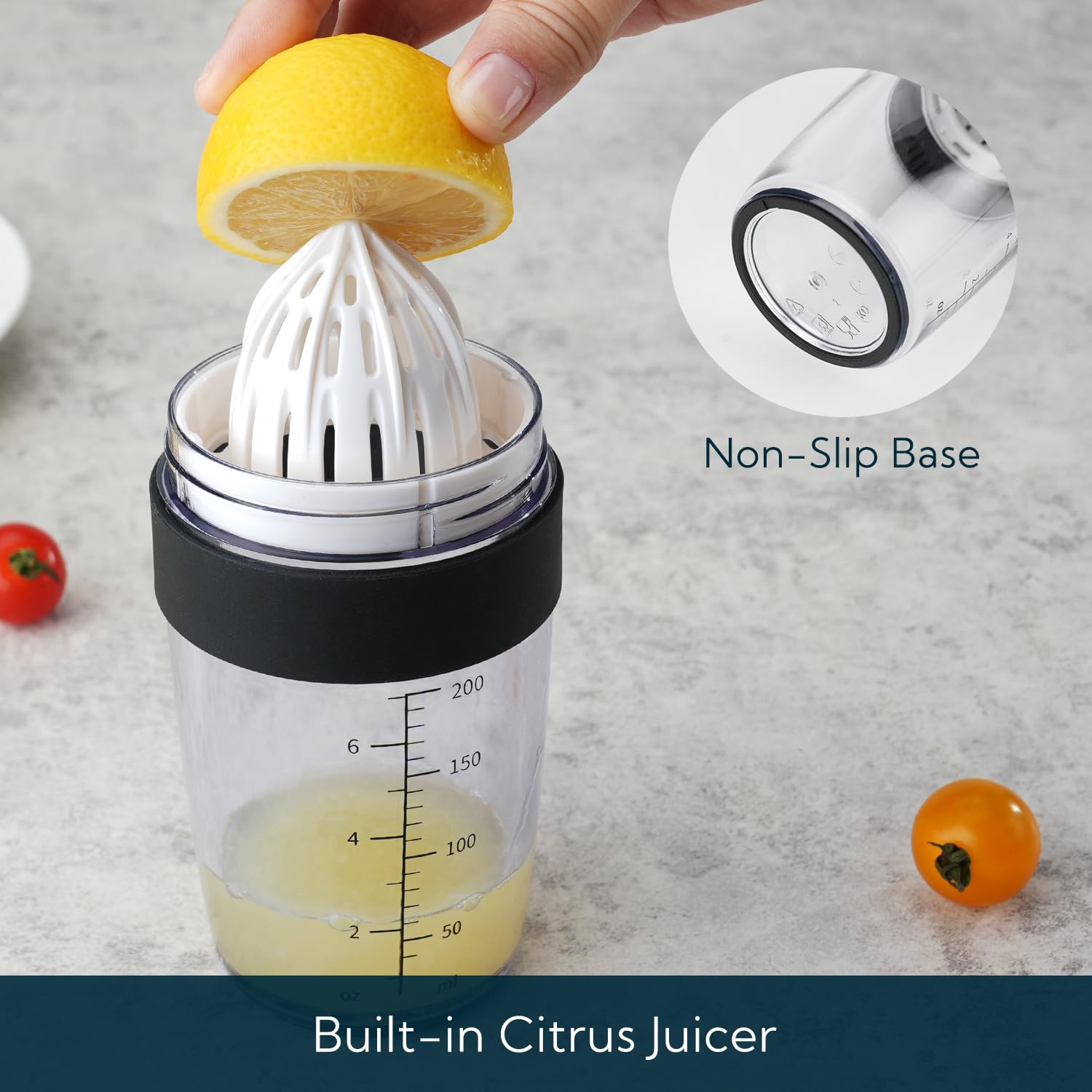 KITCHENDAO dressing bottle with wide pour spout for precise pours